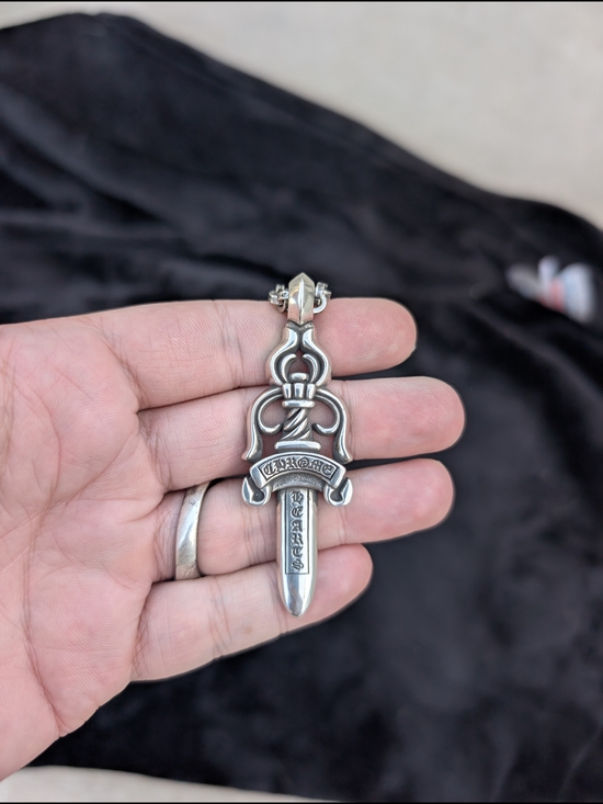 Chrome Hearts Other - Chrome Hearts Large 925 Silver Dagger Pendant